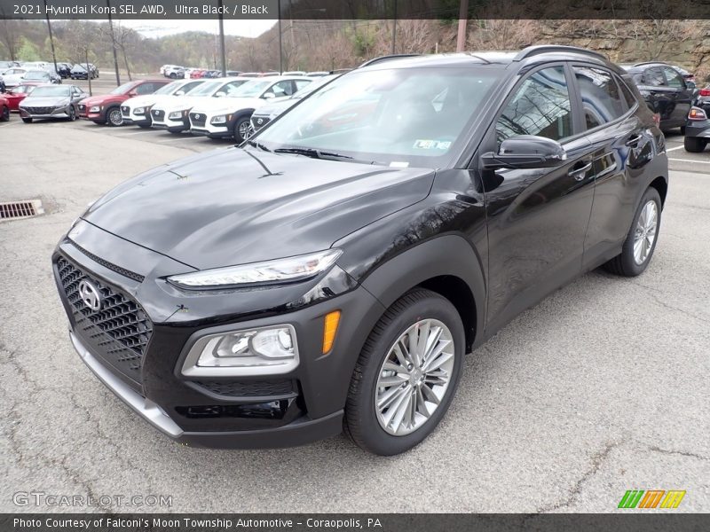 Ultra Black / Black 2021 Hyundai Kona SEL AWD