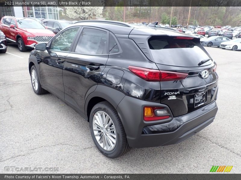 Ultra Black / Black 2021 Hyundai Kona SEL AWD