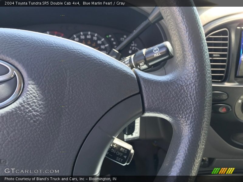 Blue Marlin Pearl / Gray 2004 Toyota Tundra SR5 Double Cab 4x4
