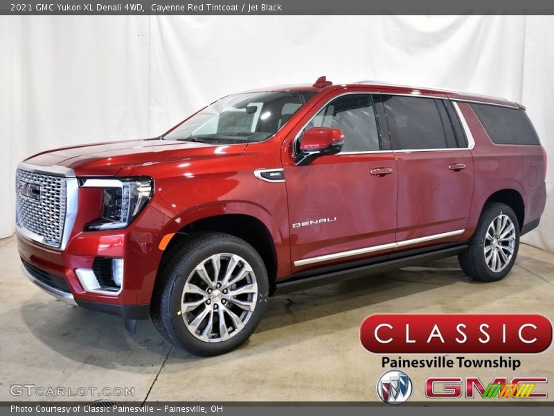 Cayenne Red Tintcoat / Jet Black 2021 GMC Yukon XL Denali 4WD