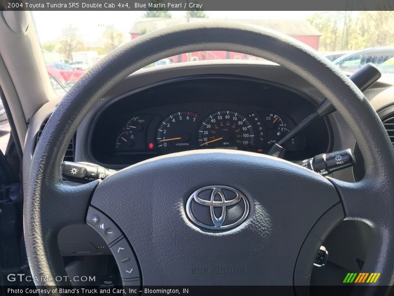 Blue Marlin Pearl / Gray 2004 Toyota Tundra SR5 Double Cab 4x4