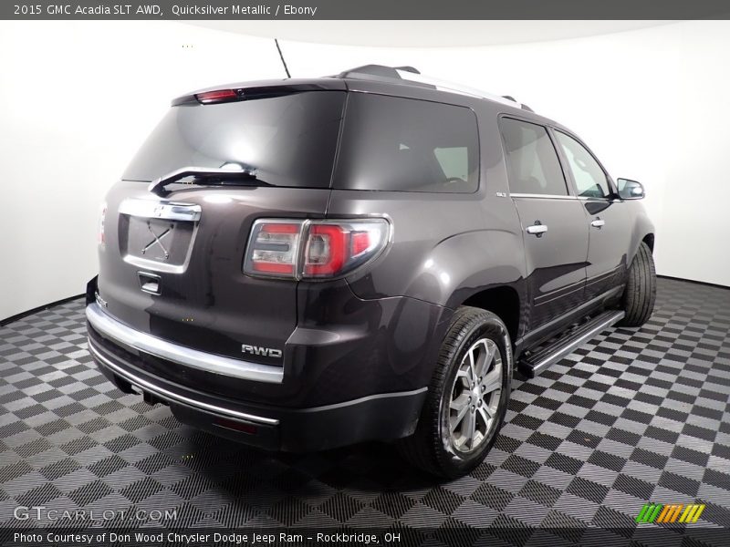 Quicksilver Metallic / Ebony 2015 GMC Acadia SLT AWD