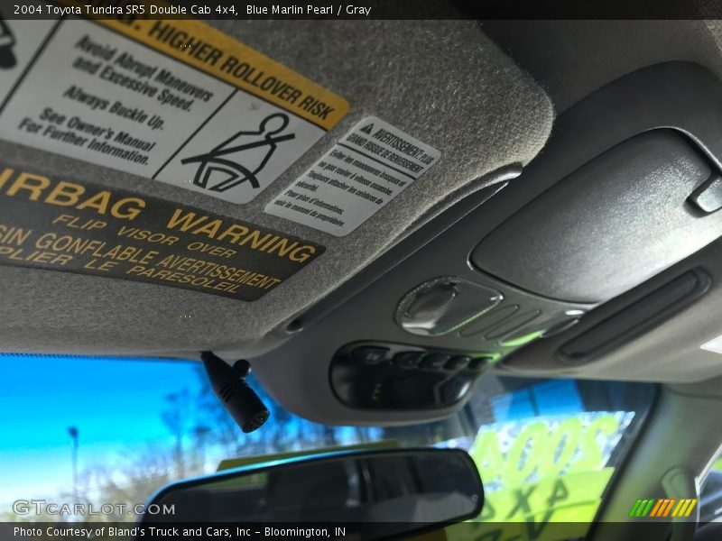 Blue Marlin Pearl / Gray 2004 Toyota Tundra SR5 Double Cab 4x4