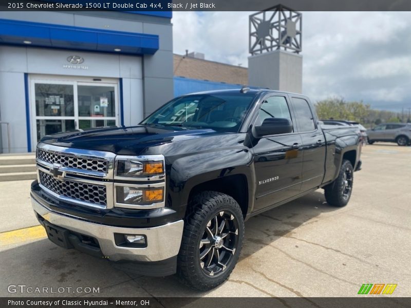 Black / Jet Black 2015 Chevrolet Silverado 1500 LT Double Cab 4x4