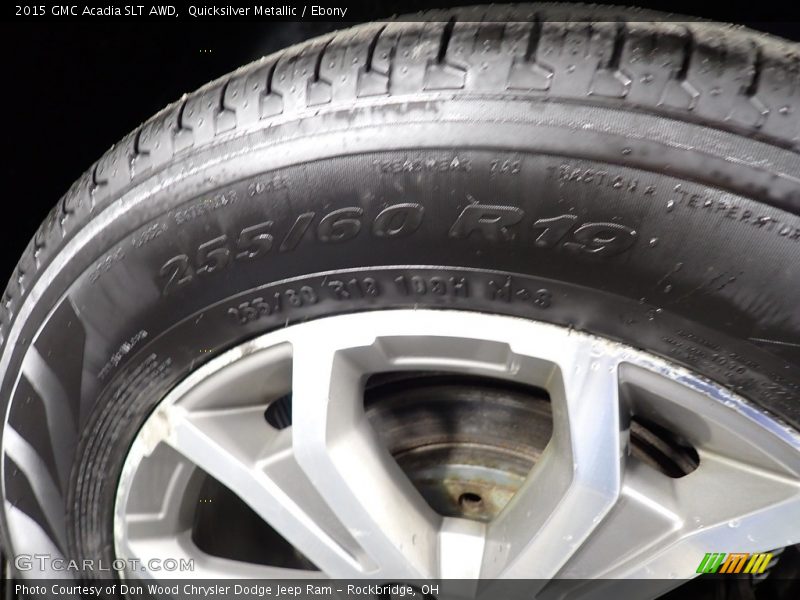 Quicksilver Metallic / Ebony 2015 GMC Acadia SLT AWD