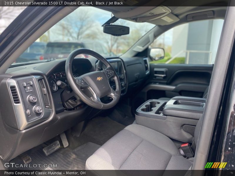 Black / Jet Black 2015 Chevrolet Silverado 1500 LT Double Cab 4x4