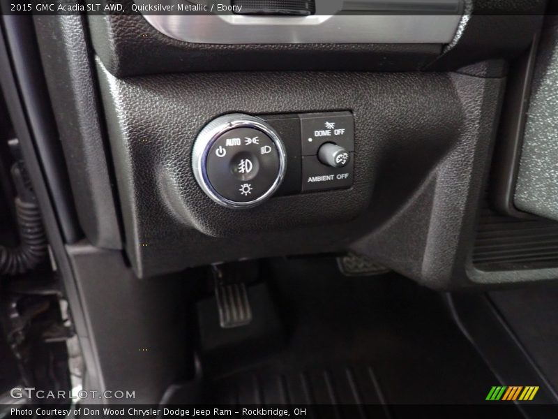 Quicksilver Metallic / Ebony 2015 GMC Acadia SLT AWD