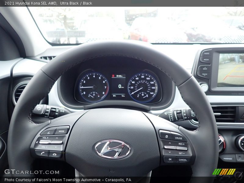 Ultra Black / Black 2021 Hyundai Kona SEL AWD