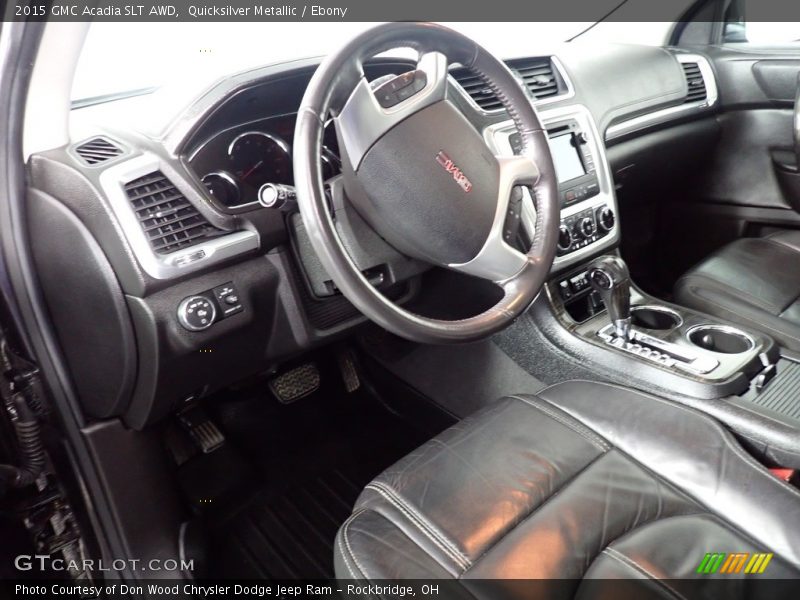 Quicksilver Metallic / Ebony 2015 GMC Acadia SLT AWD