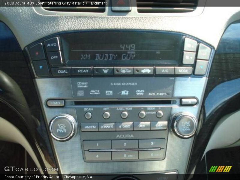 Sterling Gray Metallic / Parchment 2008 Acura MDX Sport