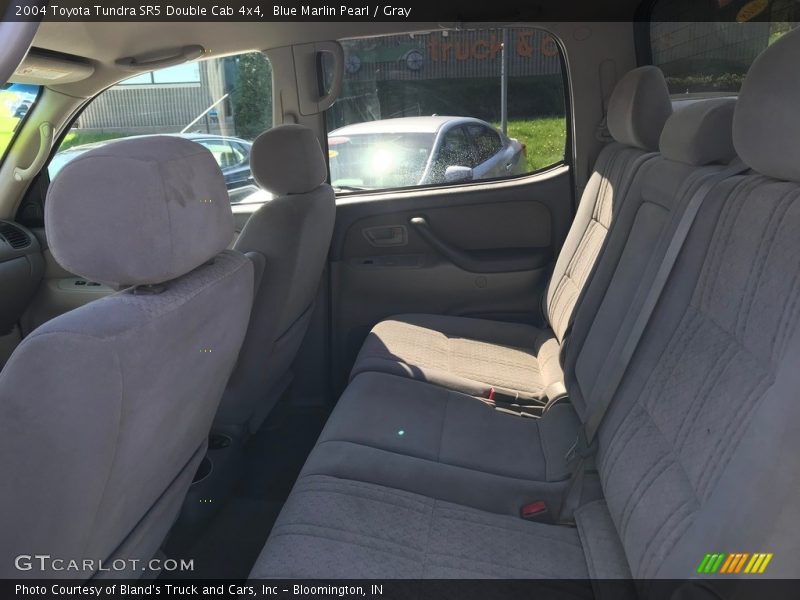 Blue Marlin Pearl / Gray 2004 Toyota Tundra SR5 Double Cab 4x4