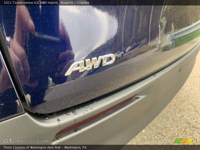 Blueprint / Graphite 2021 Toyota Sienna XLE AWD Hybrid