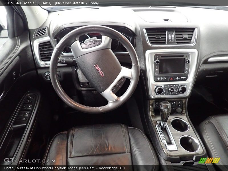 Quicksilver Metallic / Ebony 2015 GMC Acadia SLT AWD