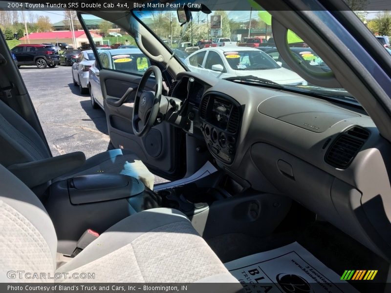 Blue Marlin Pearl / Gray 2004 Toyota Tundra SR5 Double Cab 4x4