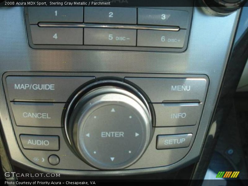Sterling Gray Metallic / Parchment 2008 Acura MDX Sport