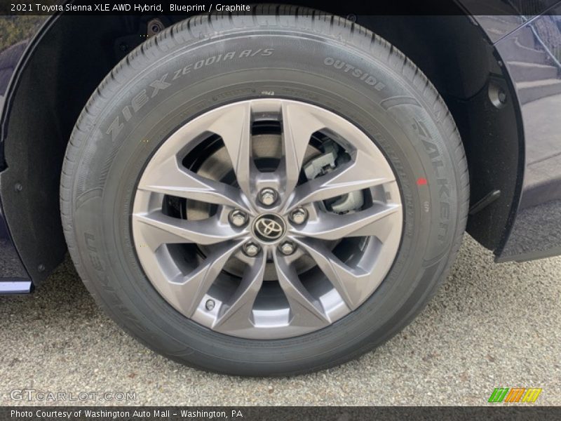 Blueprint / Graphite 2021 Toyota Sienna XLE AWD Hybrid