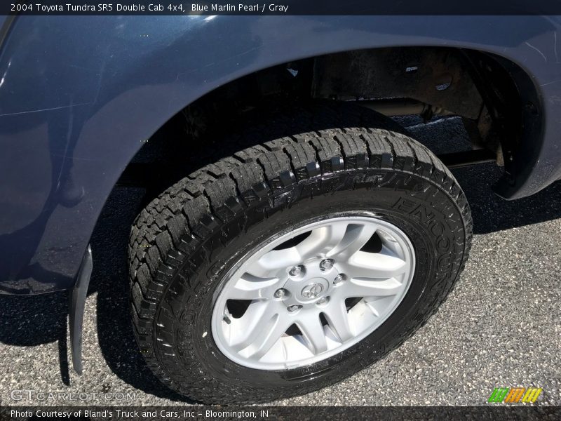 Blue Marlin Pearl / Gray 2004 Toyota Tundra SR5 Double Cab 4x4