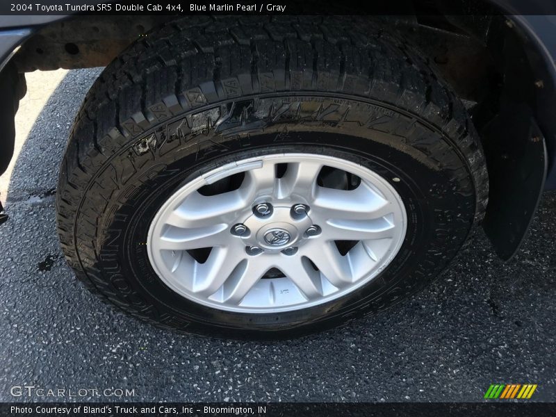 Blue Marlin Pearl / Gray 2004 Toyota Tundra SR5 Double Cab 4x4