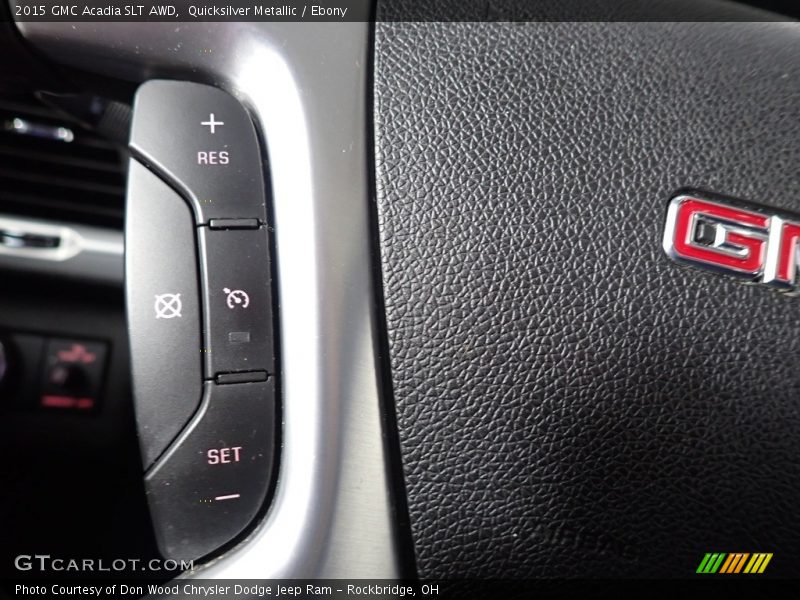 Quicksilver Metallic / Ebony 2015 GMC Acadia SLT AWD