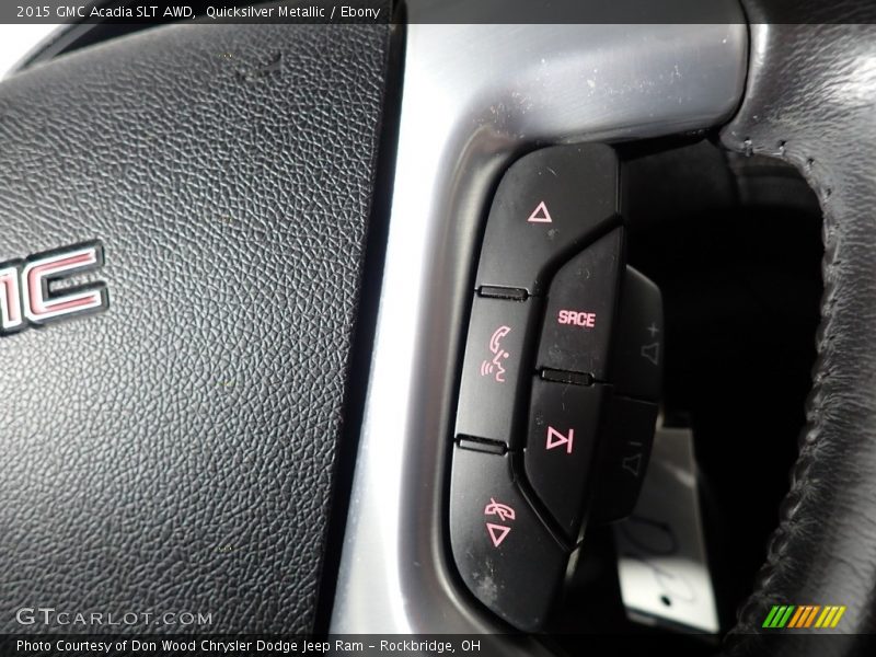Quicksilver Metallic / Ebony 2015 GMC Acadia SLT AWD