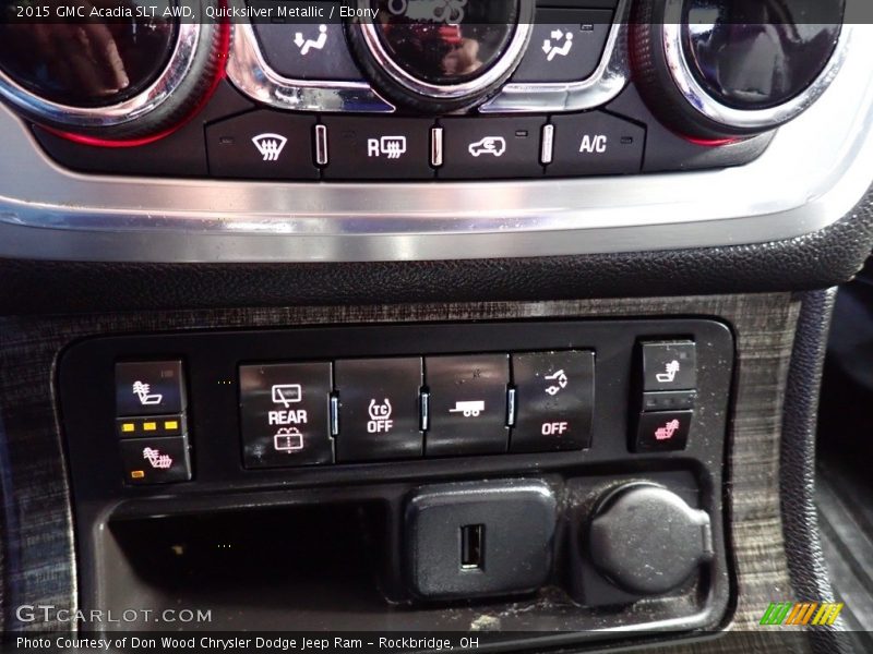 Quicksilver Metallic / Ebony 2015 GMC Acadia SLT AWD