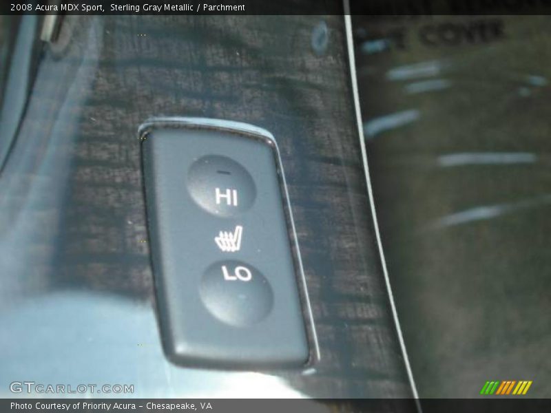 Sterling Gray Metallic / Parchment 2008 Acura MDX Sport