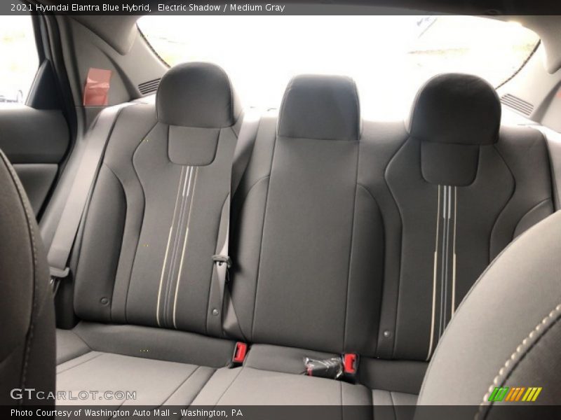 Electric Shadow / Medium Gray 2021 Hyundai Elantra Blue Hybrid