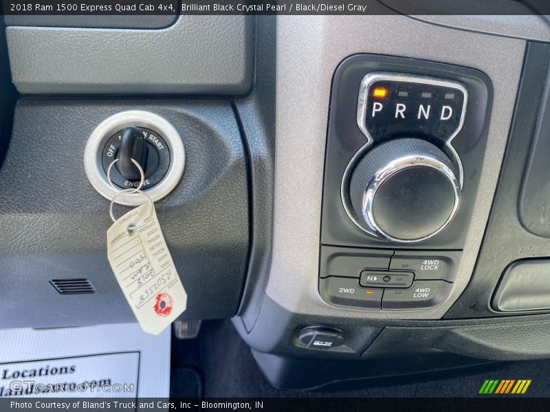 Brilliant Black Crystal Pearl / Black/Diesel Gray 2018 Ram 1500 Express Quad Cab 4x4