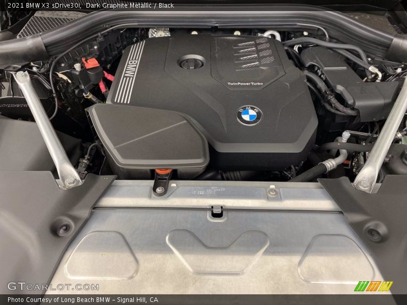 Dark Graphite Metallic / Black 2021 BMW X3 sDrive30i