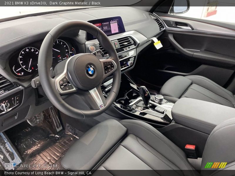 Dark Graphite Metallic / Black 2021 BMW X3 sDrive30i