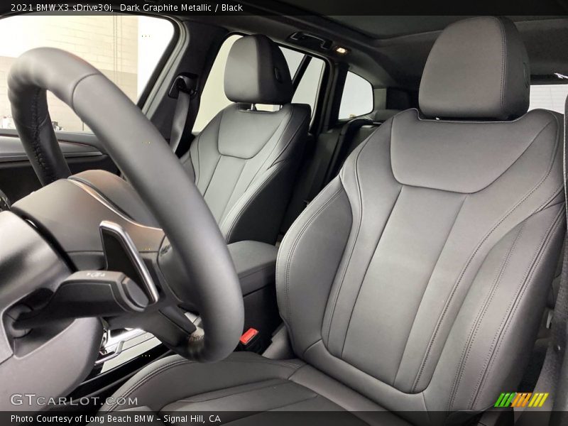 Dark Graphite Metallic / Black 2021 BMW X3 sDrive30i