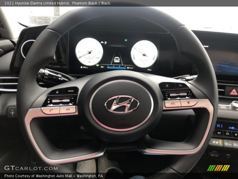 Phantom Black / Black 2021 Hyundai Elantra Limited Hybrid