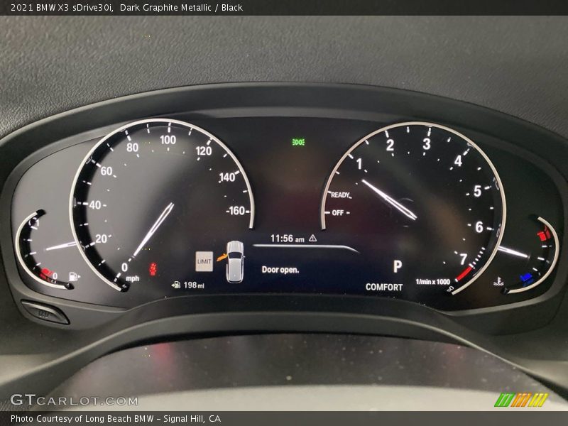 Dark Graphite Metallic / Black 2021 BMW X3 sDrive30i