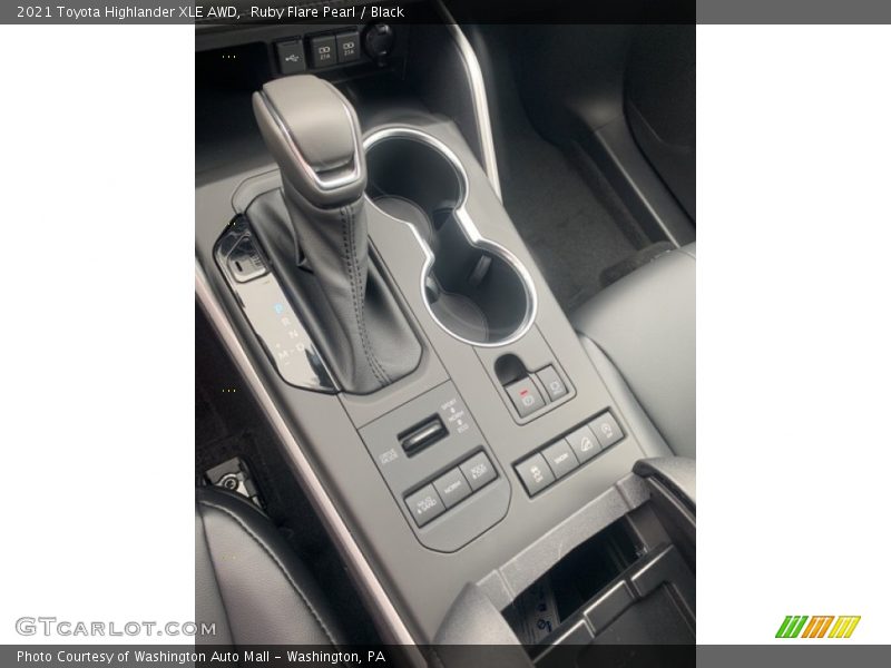 Ruby Flare Pearl / Black 2021 Toyota Highlander XLE AWD