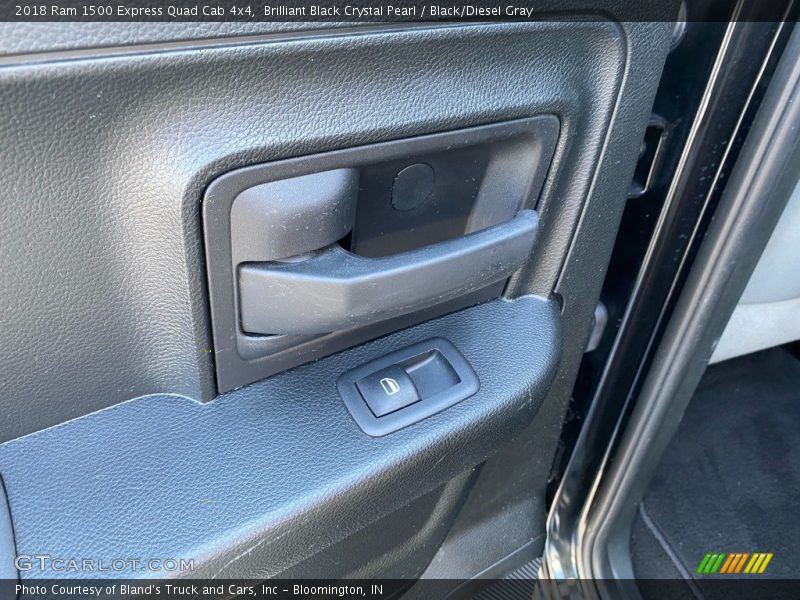 Brilliant Black Crystal Pearl / Black/Diesel Gray 2018 Ram 1500 Express Quad Cab 4x4