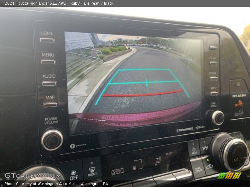 Ruby Flare Pearl / Black 2021 Toyota Highlander XLE AWD