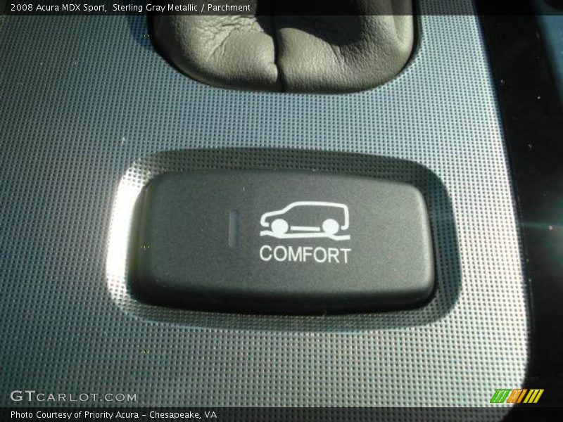 Sterling Gray Metallic / Parchment 2008 Acura MDX Sport