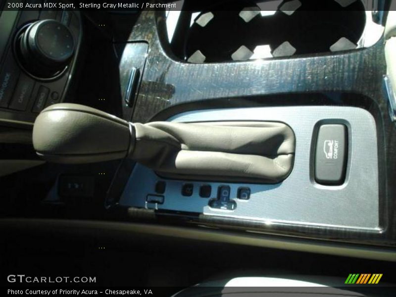 Sterling Gray Metallic / Parchment 2008 Acura MDX Sport