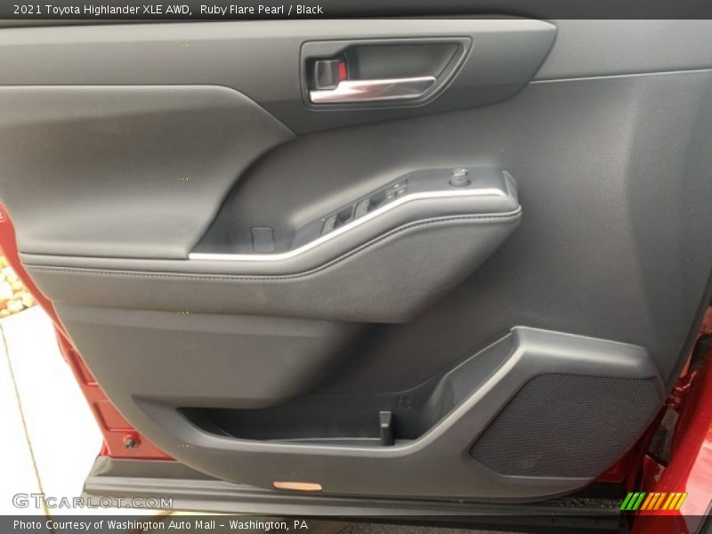 Ruby Flare Pearl / Black 2021 Toyota Highlander XLE AWD