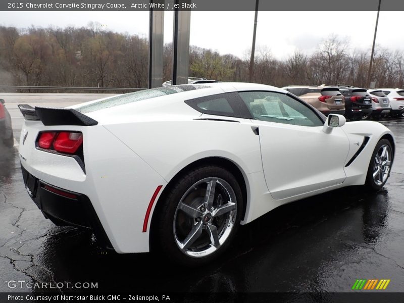 Arctic White / Jet Black 2015 Chevrolet Corvette Stingray Coupe