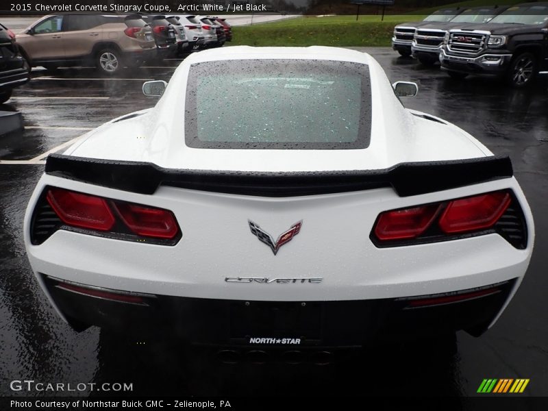 Arctic White / Jet Black 2015 Chevrolet Corvette Stingray Coupe