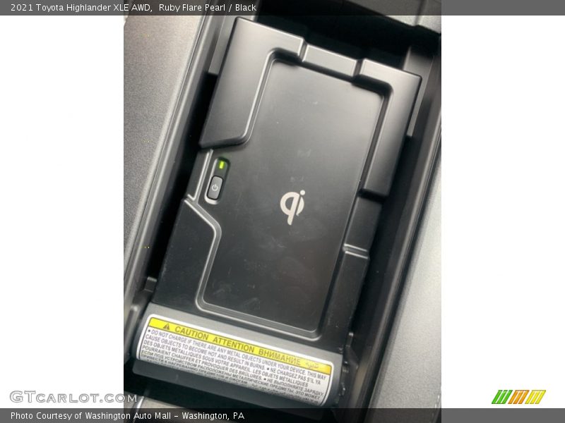 Ruby Flare Pearl / Black 2021 Toyota Highlander XLE AWD