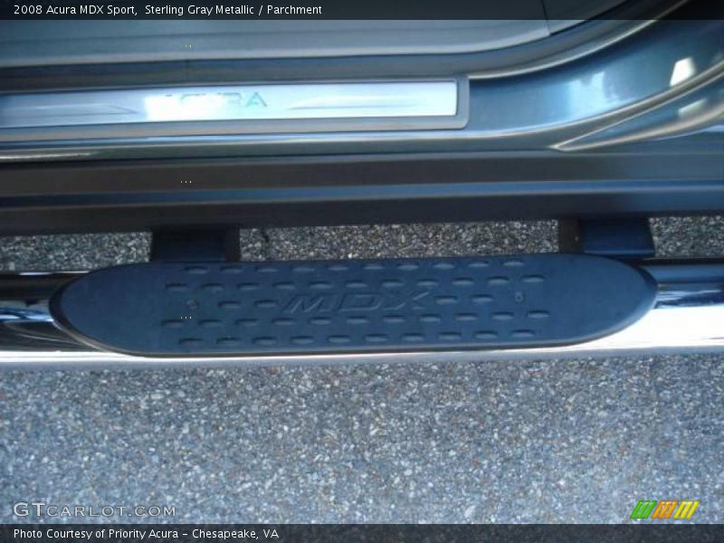 Sterling Gray Metallic / Parchment 2008 Acura MDX Sport