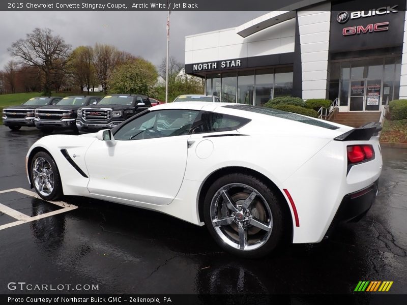 Arctic White / Jet Black 2015 Chevrolet Corvette Stingray Coupe