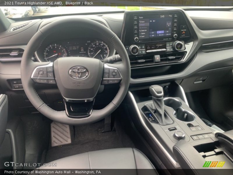 Blueprint / Black 2021 Toyota Highlander XSE AWD