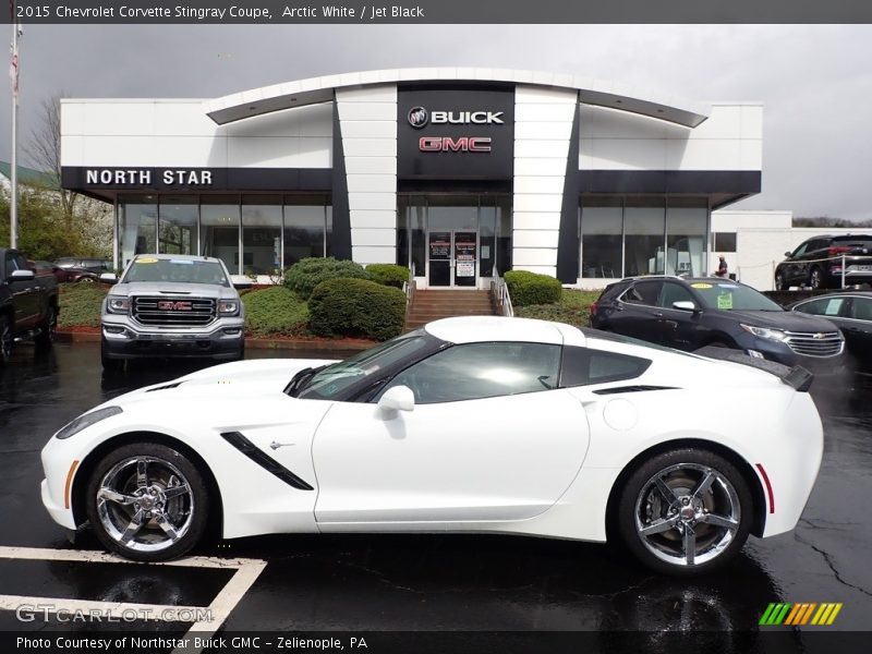 Arctic White / Jet Black 2015 Chevrolet Corvette Stingray Coupe