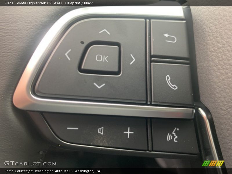 Blueprint / Black 2021 Toyota Highlander XSE AWD