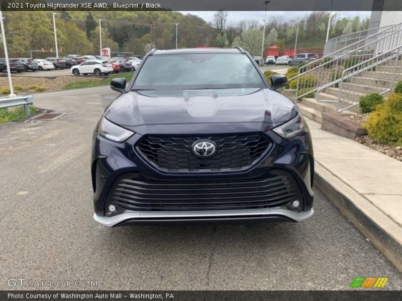 Blueprint / Black 2021 Toyota Highlander XSE AWD