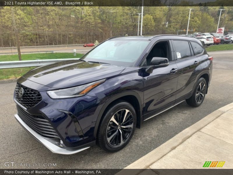 Blueprint / Black 2021 Toyota Highlander XSE AWD