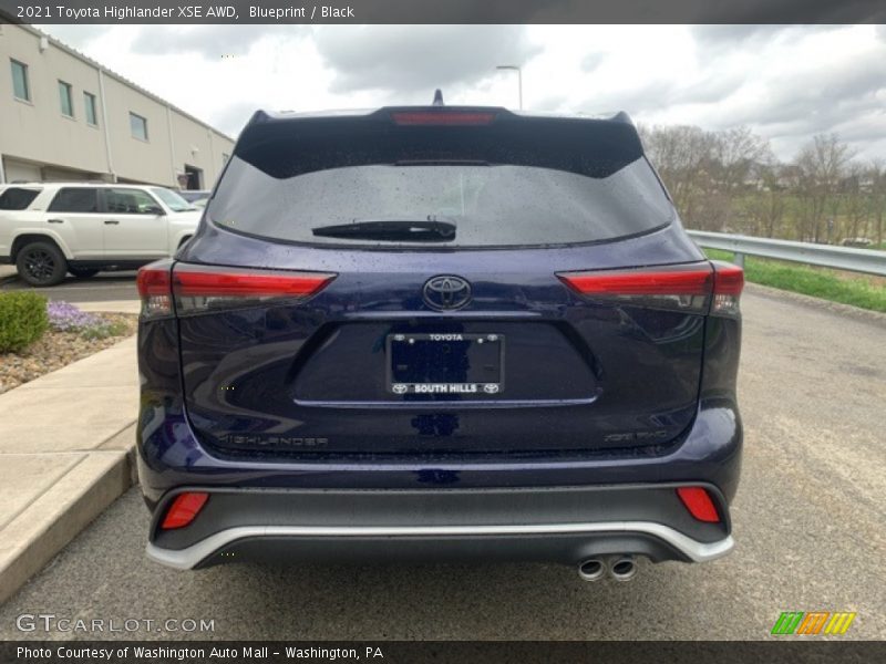 Blueprint / Black 2021 Toyota Highlander XSE AWD